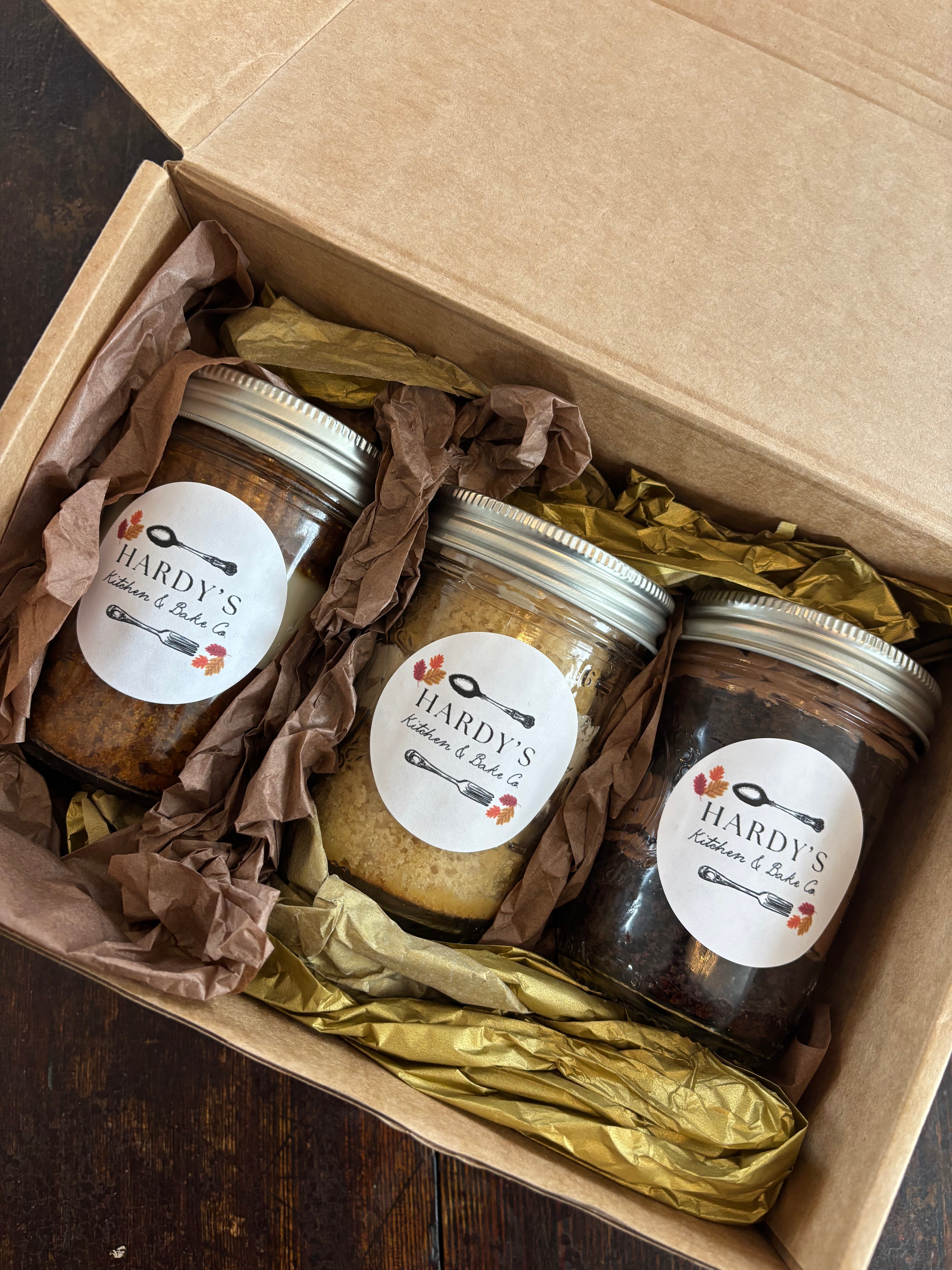 Cake Jar Trio Assortment
